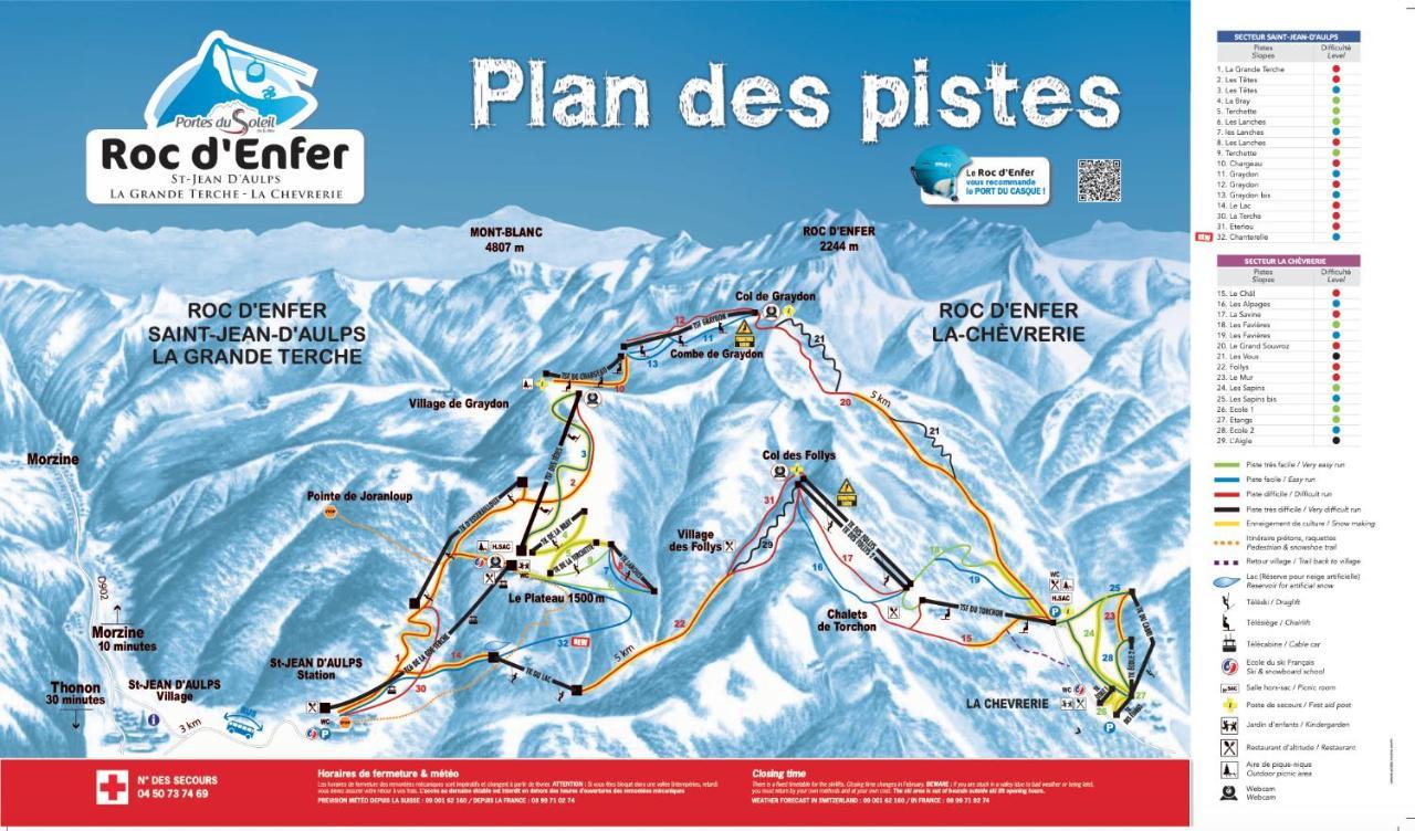 Saint-Jean-dʼAulps Joli Studio 4 Pers 30M Des Pistes Balcon Plein Sud Au Pieds Des Pistes B27- Draps Non Compris מראה חיצוני תמונה