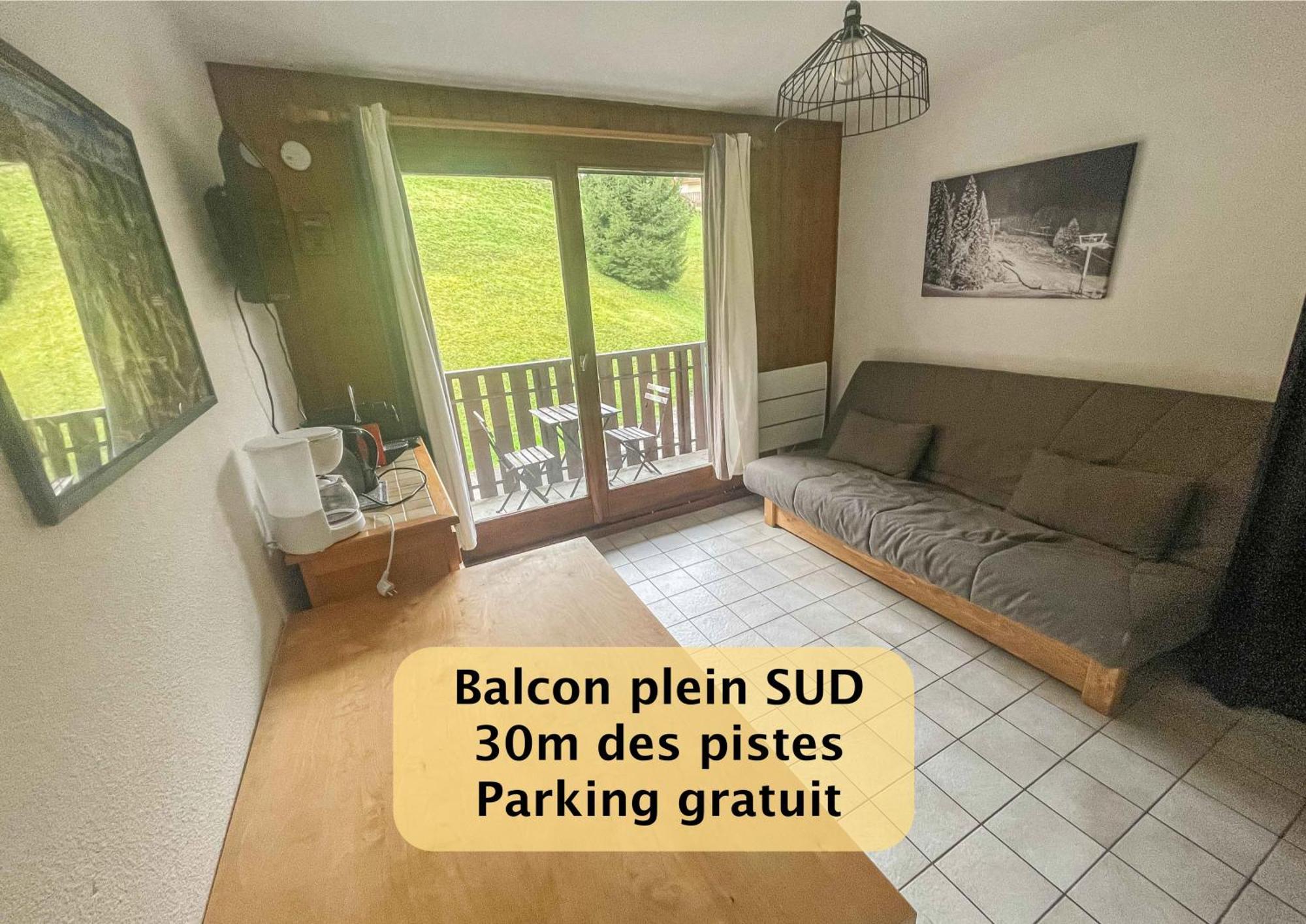 Saint-Jean-dʼAulps Joli Studio 4 Pers 30M Des Pistes Balcon Plein Sud Au Pieds Des Pistes B27- Draps Non Compris מראה חיצוני תמונה